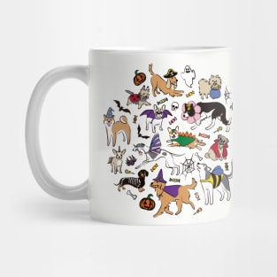 Dogs Fun Halloween Mug